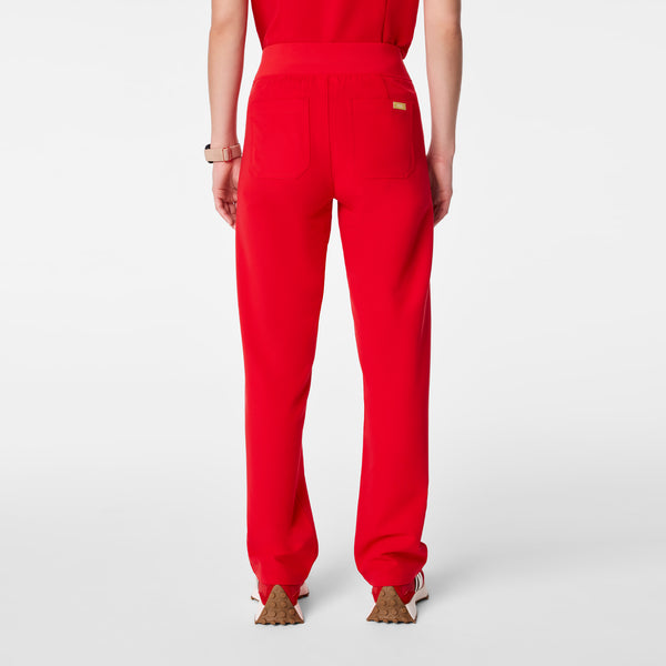 women's Lunar New Year Pop Red High Waisted Livingston - Basic Scrub Pant™