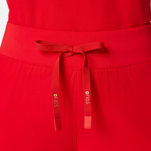 women's Lunar New Year Pop Red High Waisted Livingston - Basic Scrub Pant™