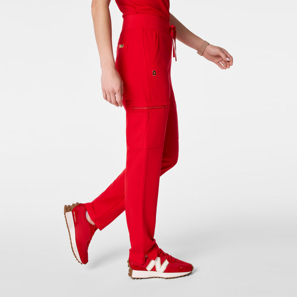 women's Lunar New Year Pop Red High Waisted Yola - Skinny Scrub Pant™