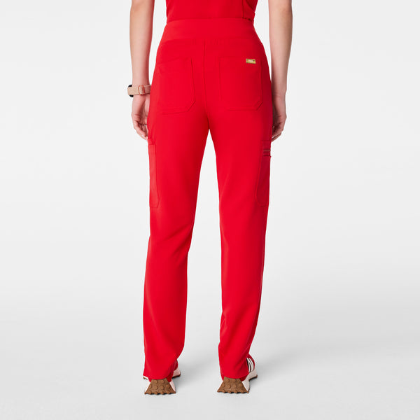 women's Lunar New Year Pop Red High Waisted Yola - Skinny Scrub Pant™