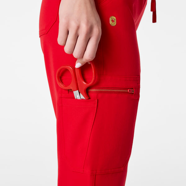 women's Lunar New Year Pop Red High Waisted Yola - Skinny Scrub Pant™