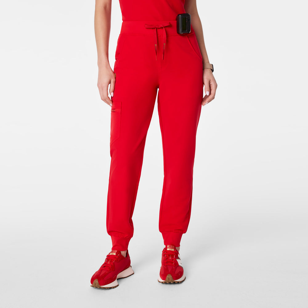 women's Lunar New Year Pop Red Zamora High-Rise - Jogger Scrub Pant™