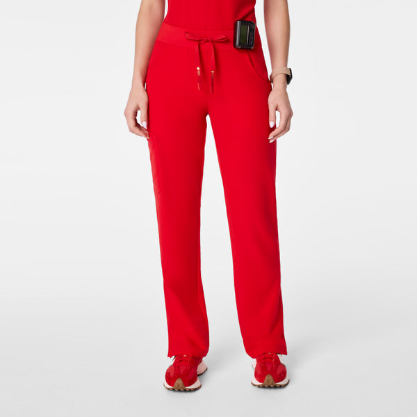 women's Lunar New Year Pop Red Kade - Petite Cargo Scrub Pant™