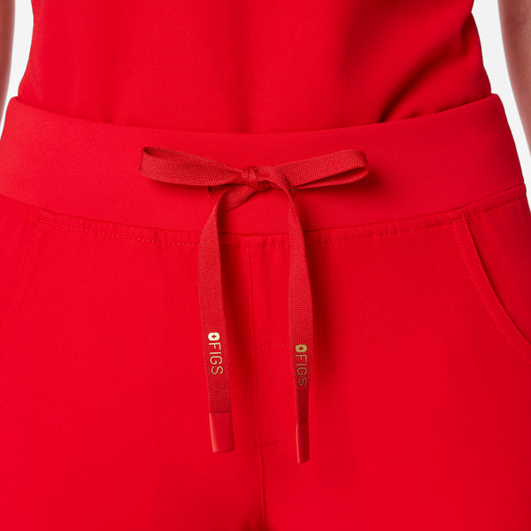 women's Lunar New Year Pop Red Kade - Petite Cargo Scrub Pant™
