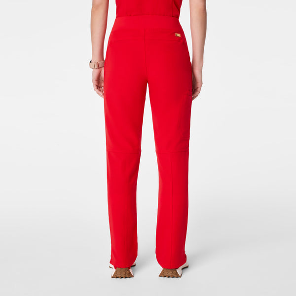 women's Lunar New Year Pop Red Kade - Petite Cargo Scrub Pant™