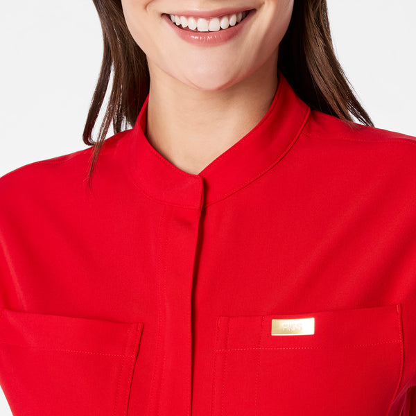 women's Lunar New Year Pop Red Rafaela Cargo - Tall ScrubJumpsuit™