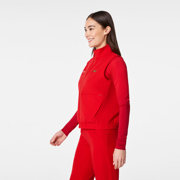 Women's Lunar New Year Pop Red Sydney Vest