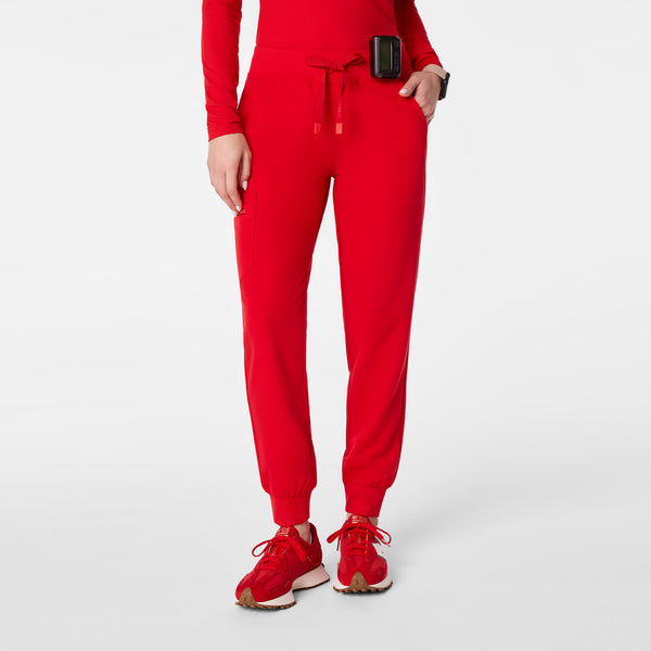 women's Lunar New Year Pop Red Zamora - Petite Jogger Scrub Pant™