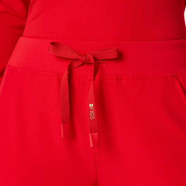 women's Lunar New Year Pop Red Zamora - Petite Jogger Scrub Pant™