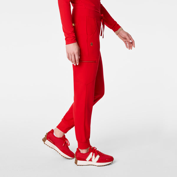 women's Lunar New Year Pop Red Zamora - Petite Jogger Scrub Pant™