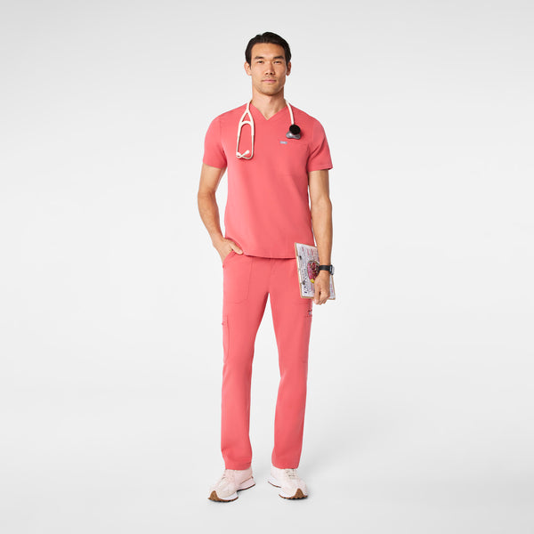 men's Pulmonary Pink Chisec - Three-Pocket Scrub Top™