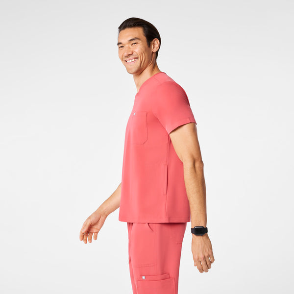 men's Pulmonary Pink Chisec - Three-Pocket Scrub Top™