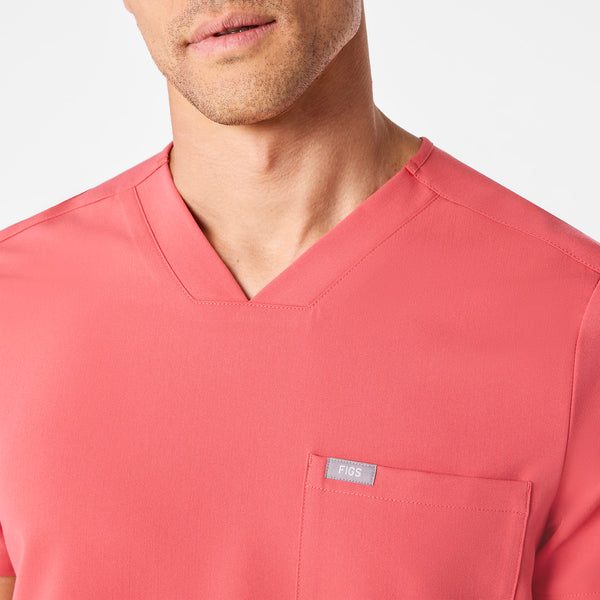 men's Pulmonary Pink Chisec - Three-Pocket Scrub Top™