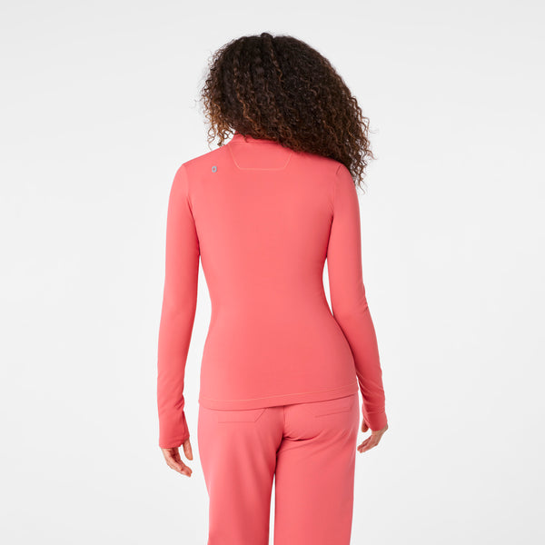 women's Pulmonary Pink On-Shift ContourKnit Scrub Jacket™