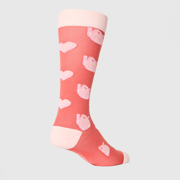 Unisex Pulmonary Pink Sweetheart  - Compression Socks