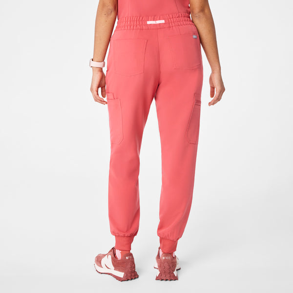 women's Pulmonary Pink High Waisted Uman Relaxed - Jogger Scrub Pant