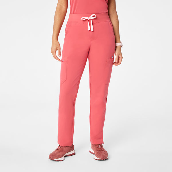 women's Pulmonary Pink High Waisted Yola - Skinny Scrub Pant™