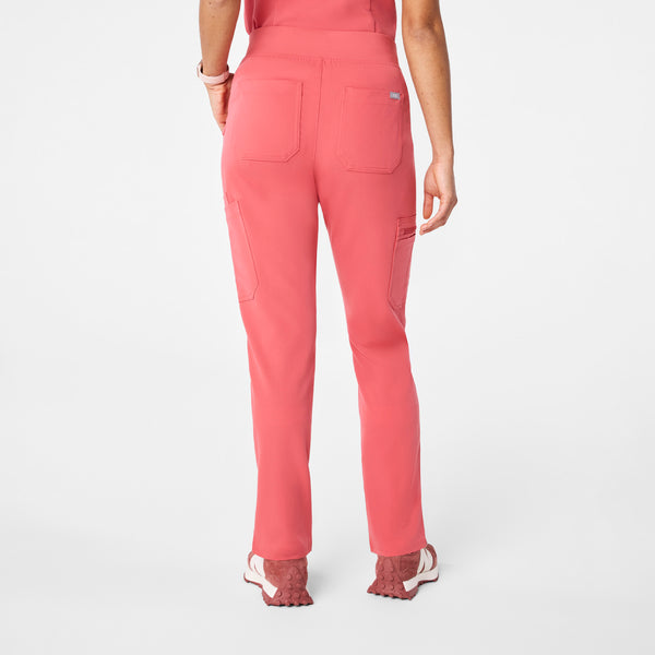 women's Pulmonary Pink High Waisted Yola - Skinny Scrub Pant™