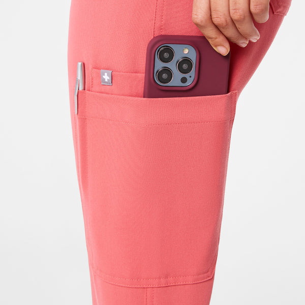 women's Pulmonary Pink High Waisted Yola - Skinny Scrub Pant™