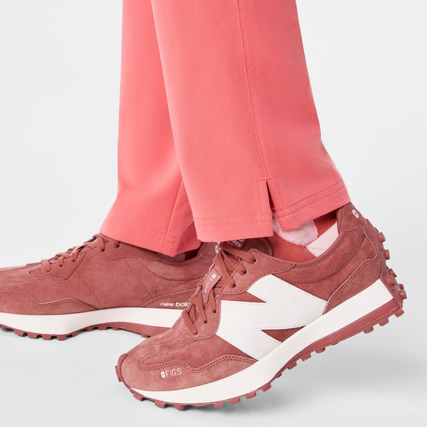 women's Pulmonary Pink High Waisted Yola - Skinny Scrub Pant™