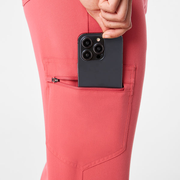 women's Pulmonary Pink High Waisted Zamora - Jogger Scrub Pant™