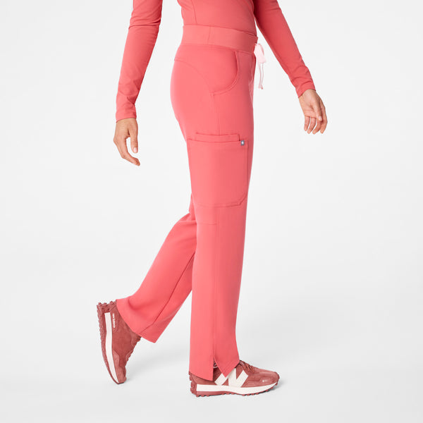 women's Pulmonary Pink Kade - Petite Cargo Scrub Pant™