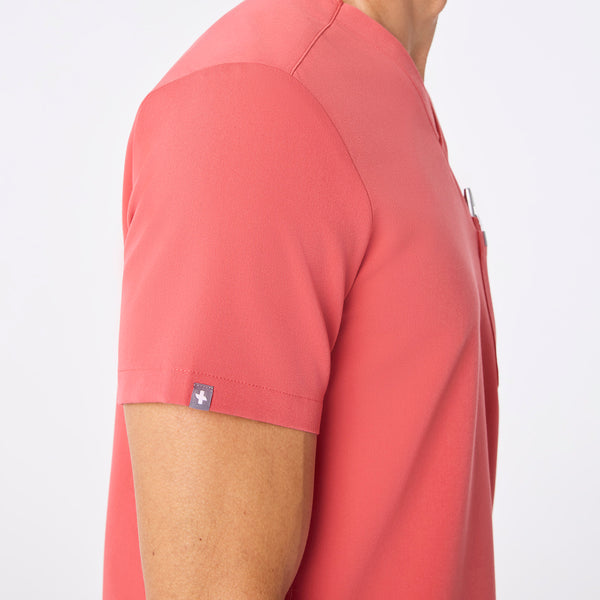 men's Pulmonary Pink Leon - Three-Pocket Scrub Top™