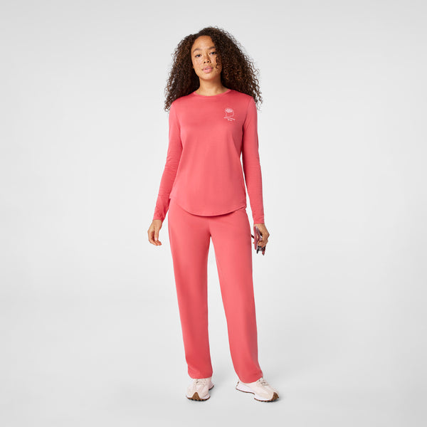 women's Pulmonary Pink Oxytocin Overload - Long-Sleeve Underscrub