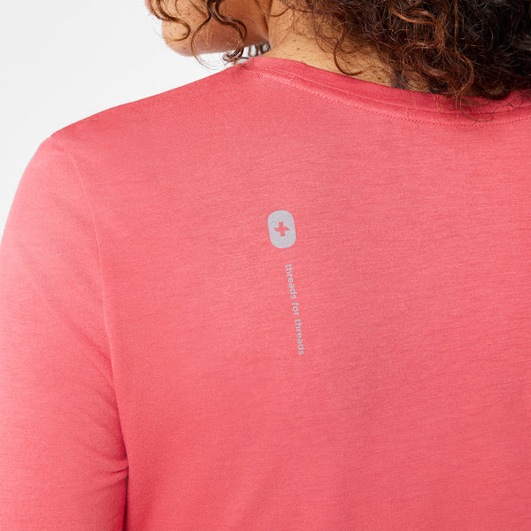 women's Pulmonary Pink Oxytocin Overload - Long-Sleeve Underscrub