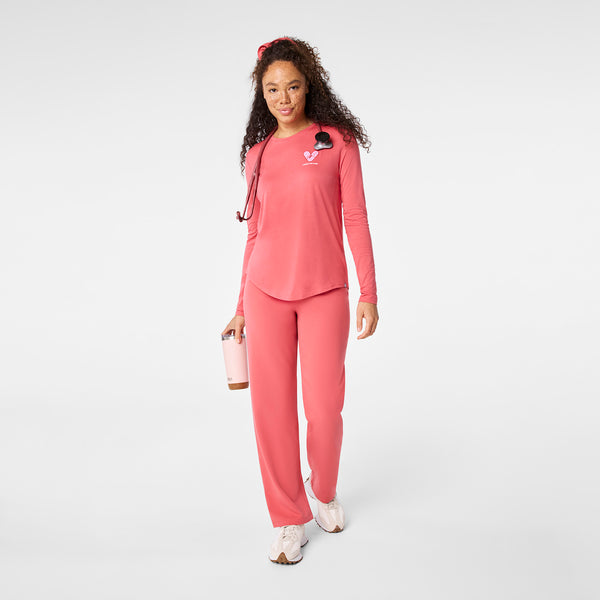 women's Pulmonary Pink Love Is The Cure - Long-Sleeve Underscrub