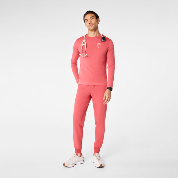 men's Pulmonary Pink Oxytocin Overload - Long-Sleeve Underscrub