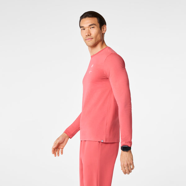 men's Pulmonary Pink Oxytocin Overload - Long-Sleeve Underscrub