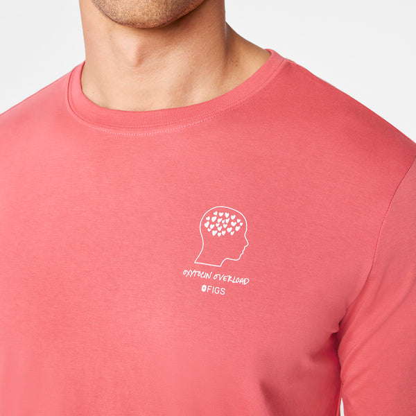 men's Pulmonary Pink Oxytocin Overload - Long-Sleeve Underscrub