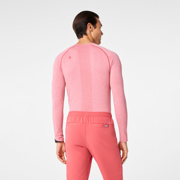 men's Pulmonary Pink Makato Seamless - Longsleeve Underscrub