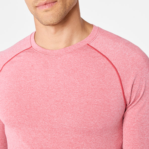 men's Pulmonary Pink Makato Seamless - Longsleeve Underscrub