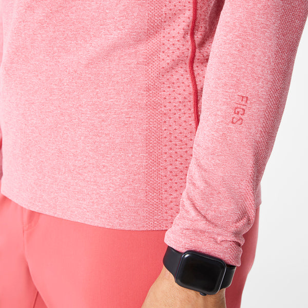 men's Pulmonary Pink Makato Seamless - Longsleeve Underscrub