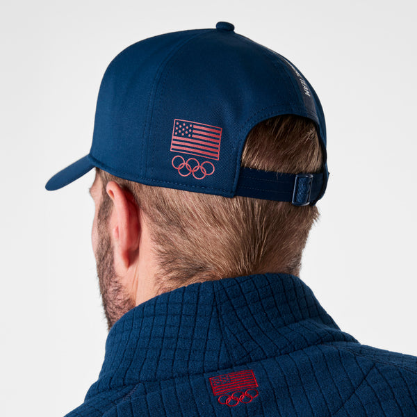 unisex Team USA Blue FIGS x Team USA Baseball Cap