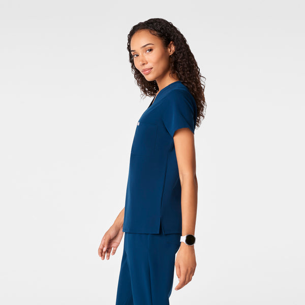 women's Team USA Blue FIGS x Team USA Catarina - One-Pocket Scrub Top™
