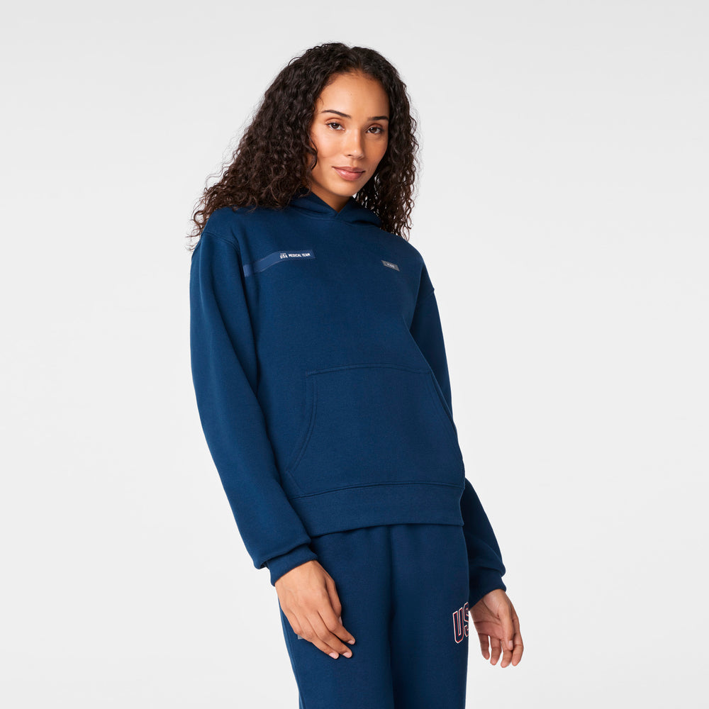 women's Team USA Blue FIGS x Team USA Off-Shift - Hoodie Sweatshirt™