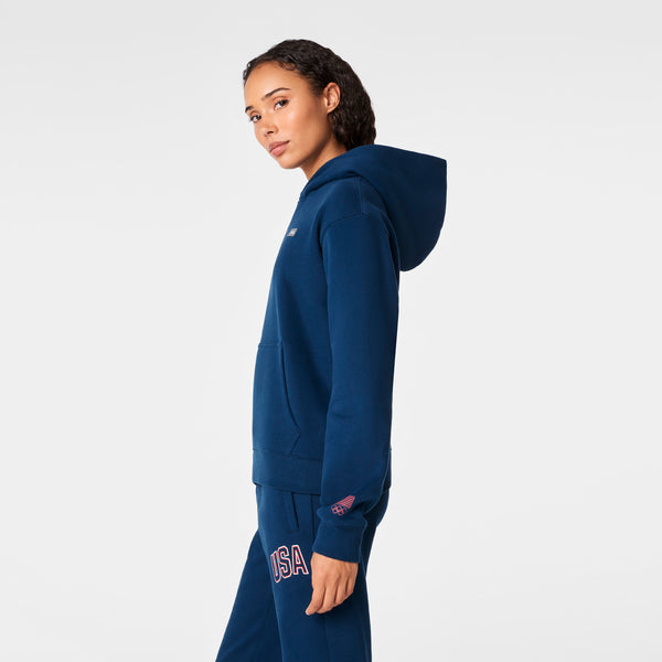 women's Team USA Blue FIGS x Team USA Off-Shift - Hoodie Sweatshirt™