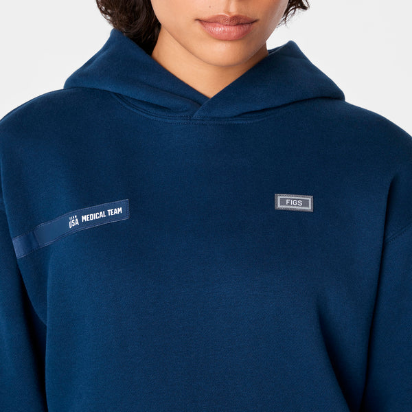 women's Team USA Blue FIGS x Team USA Off-Shift - Hoodie Sweatshirt™