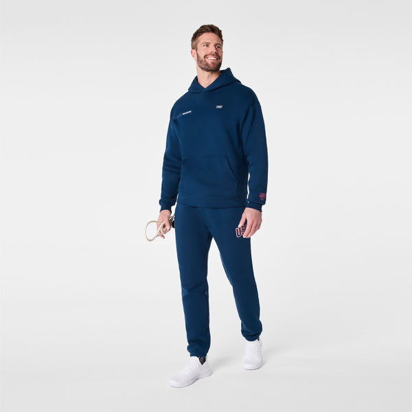 Men's Team USA Blue FIGS x Team USA Hoodie Sweatshirt