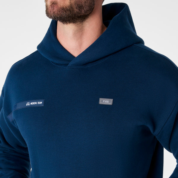 Men's Team USA Blue FIGS x Team USA Hoodie Sweatshirt