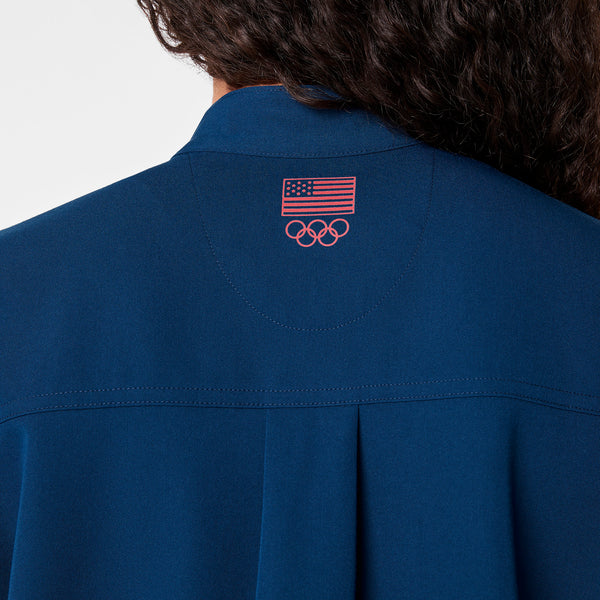 women's Team USA Blue FIGS x Team USA Rafaela - Oversized Scrub Top™