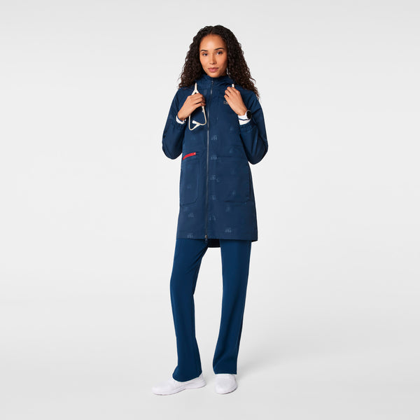 women's Team USA Blue FIGS x Team USA On-Shift Stadium Jacket™