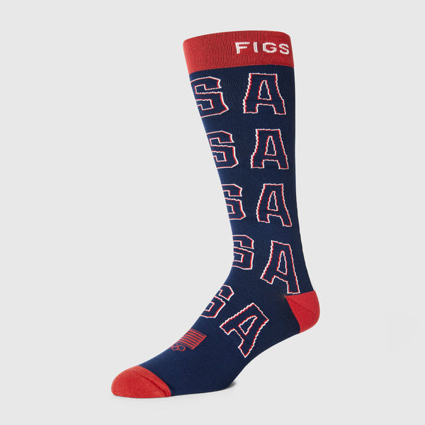 unisex Team USA Blue FIGS x Team USA - Compression Socks