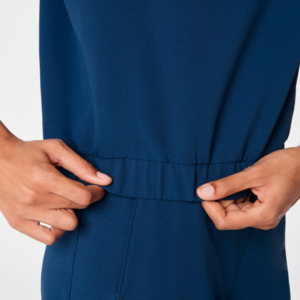 women's Team USA Blue FIGS x Team USA FIBREx Mock Neck - Scrub Top