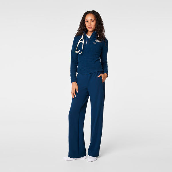 women's Team USA Blue FIGS x Team USA On-Shift - Fleece ¼ Zip Top™