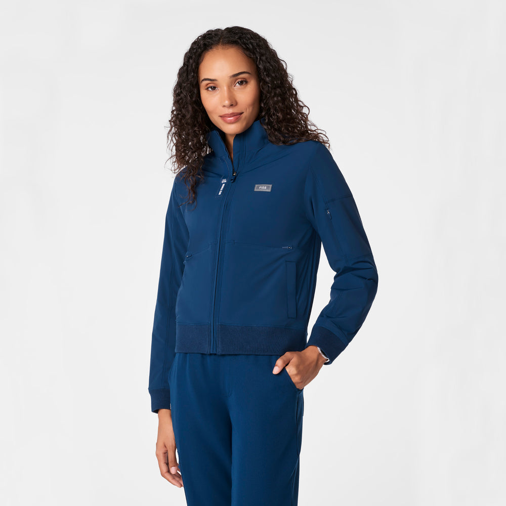 women's Team USA Blue FIGS x Team USA On-Shift - Float Bomber Jacket™