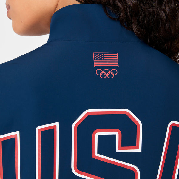 women's Team USA Blue FIGS x Team USA On-Shift - Float Bomber Jacket™